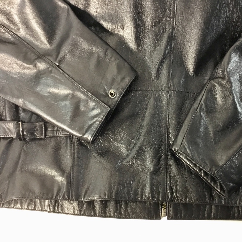 NWOT, Men’s Blk M.Julian Leather Jacket - Picture 7 of 8